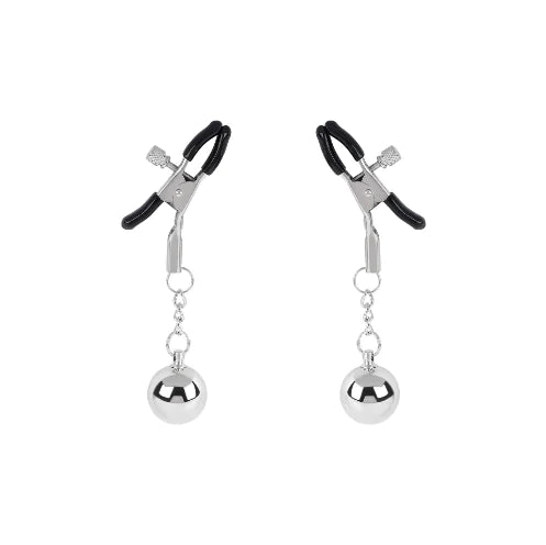 Silver Pendant Gourd Nipple Clamps for Couples BDSM Toys