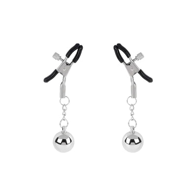 Silver Pendant Gourd Nipple Clamps for Couples BDSM Toys