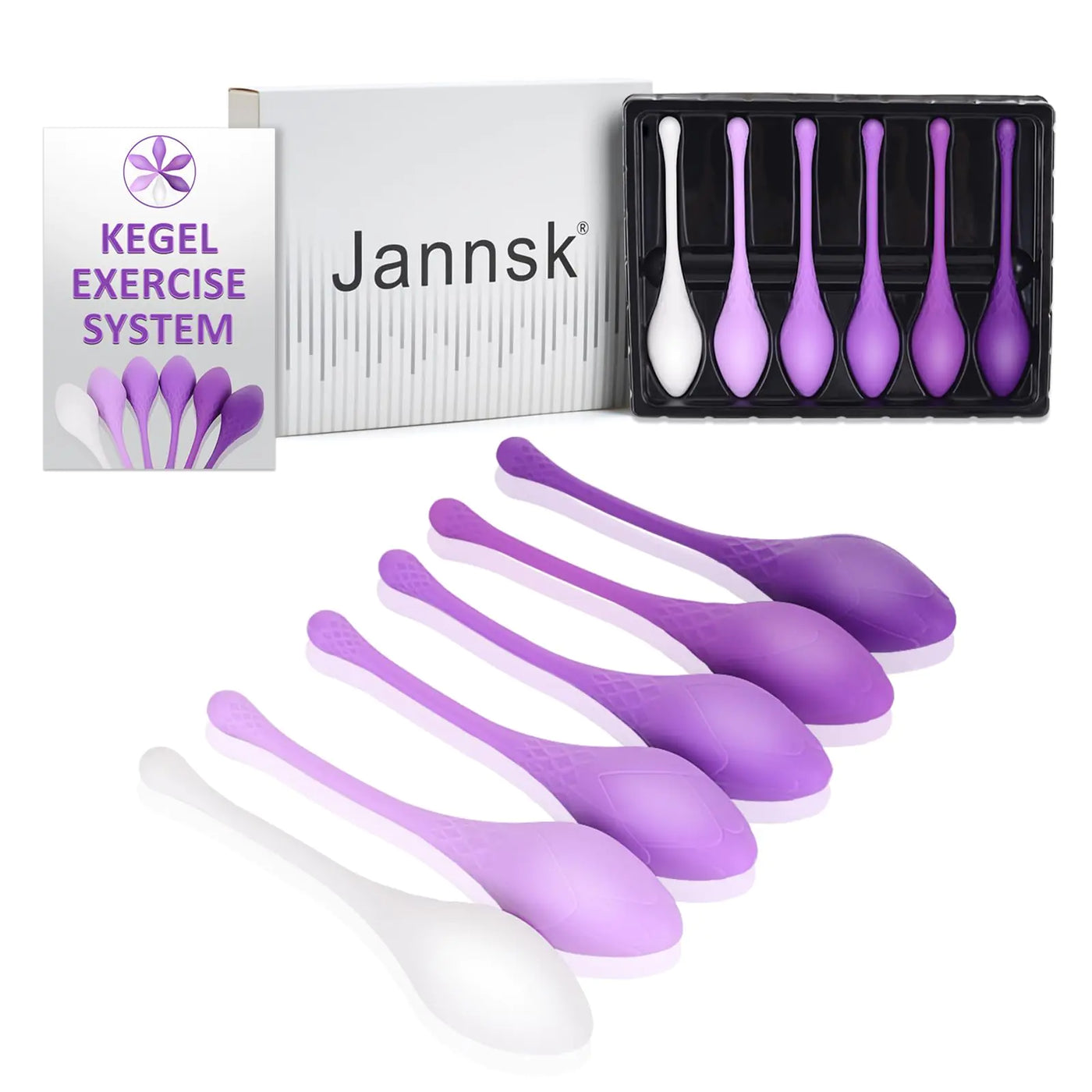 Kegel Exercise System，Recommended by Doctors for Pelvic Floor strengthening and Tightening ExercisesKegel Balls for Women. Beginner to Advanced