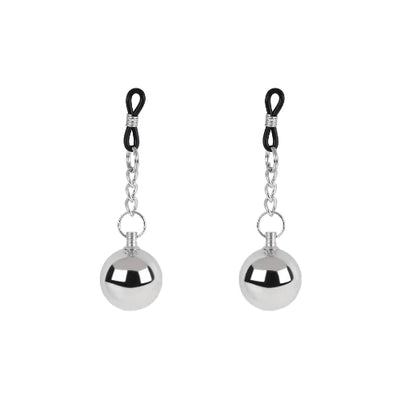 Silver Pendant Gourd Nipple Clamps for Couples BDSM Toys