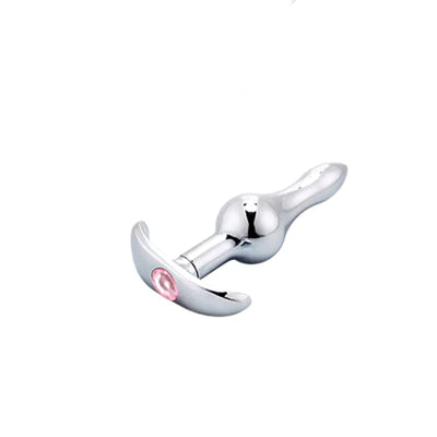 Stainless Steel Anal Plug and Metal Dildo for BDSM