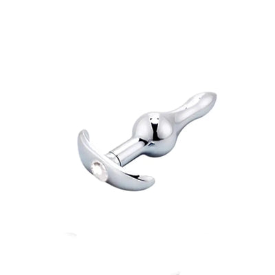 Stainless Steel Anal Plug and Metal Dildo for BDSM
