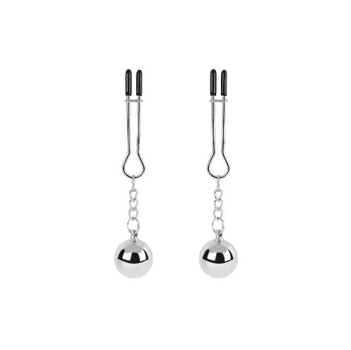 Silver Pendant Gourd Nipple Clamps for Couples BDSM Toys